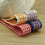 rubans polyester multicolores rayures diagonales traditionnel opaques yards large 16mm