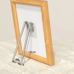 supports cadre photo adhésifs modernes blanc doré argenté lisses opaques 13cm 18cm 23cm
