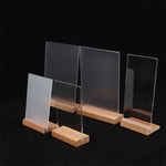 Cadre acrylique double face avec photo de paysage
