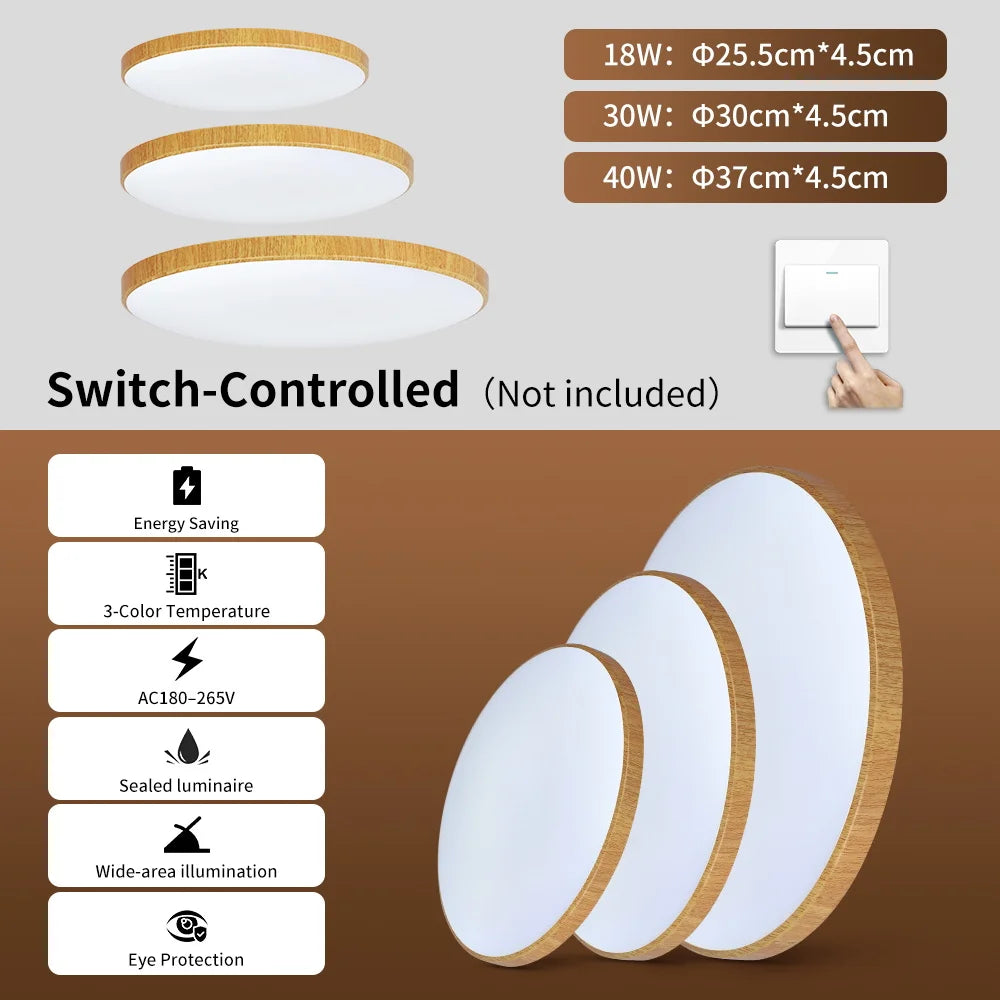 lampe led grain bois moderne blanc brun clair éclairage quotidien 249 2000 flux lumineux