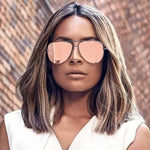 Lunettes de soleil miroir pour voyage