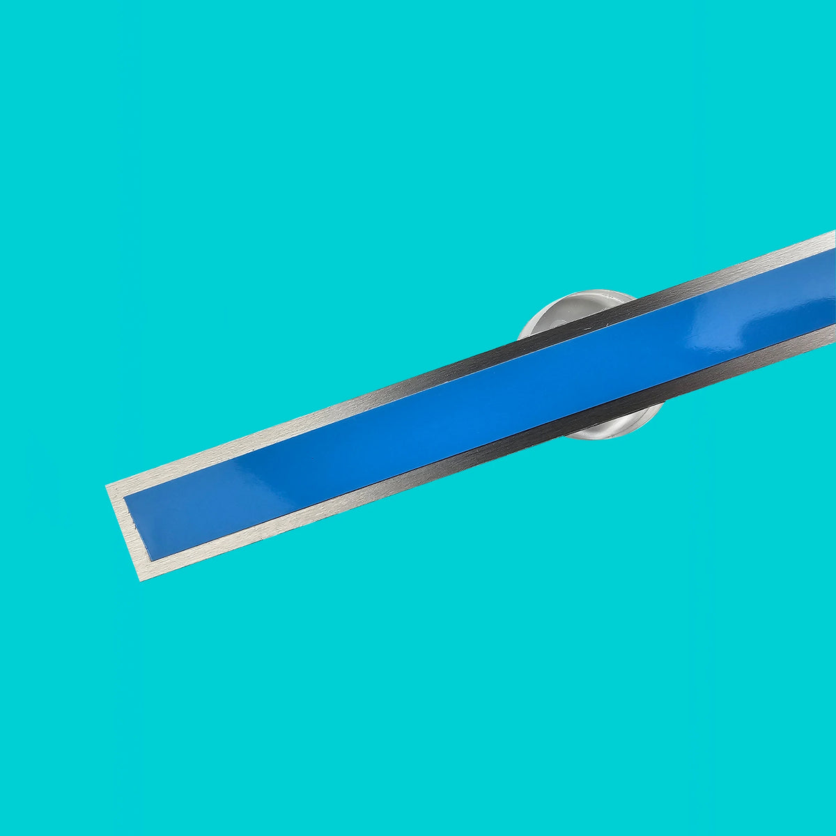 bande lumineuse led blanc bleu transparent moderne clips fixations connecteurs électriques