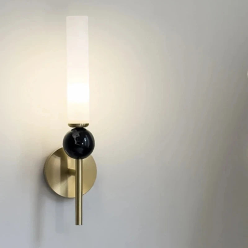 lampe suspendue moderne minimaliste cuivre lumière blanche applique murale plaque fixation chambre salon étudehôtel