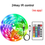 ruban led multicolore flexible moderne adhésif télécommande chargeur usb