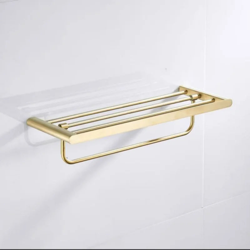porte serviettes moderne or porte brosse wc adhésif porte savon ensemble quincaillerie bain minimaliste