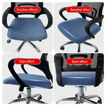 couvre chaise bleu marine velours doux moderne adhésif anti poussière lavable elastic poly