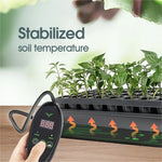 tapis chauffant semis pvc noir led étanche 35w 75w 160w ip67 suction led display