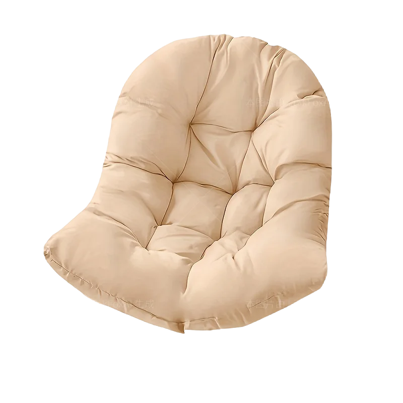 coussin chaise gris uni moderne anti décubitus fibre polyester coton ergonomiqueintérieur extérieur