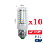 ampoules led blancs grains maïs modernes e14 e27 salon chambre 360 lumens