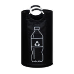 panier linge pliable imperméable beiges noirs texture moderne pratique poignées métalliques almacenamiento ropa reciclaje