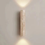 applique murale moderne pierre beige clair veines minimaliste éclairage led chambre salon