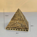 statues decoratives egyptiennes or pyramide obelisque isis ancien maison
