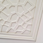 panneaux decoratifs murals blancs motif geometrique moderne adhésifs résistants humidité chambre enfants salon