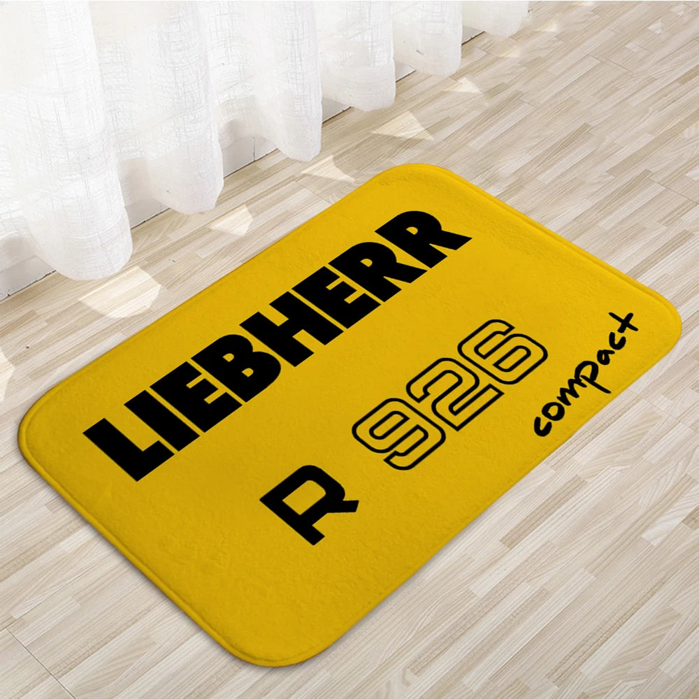 tapis moderne antidérapant polyester mousse pe couloir porte sol rayures florales blanc noir jaune