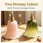 lampe suspendue vintage rose clair vert gradient laiton e14 salon restaurant chambrehôtel