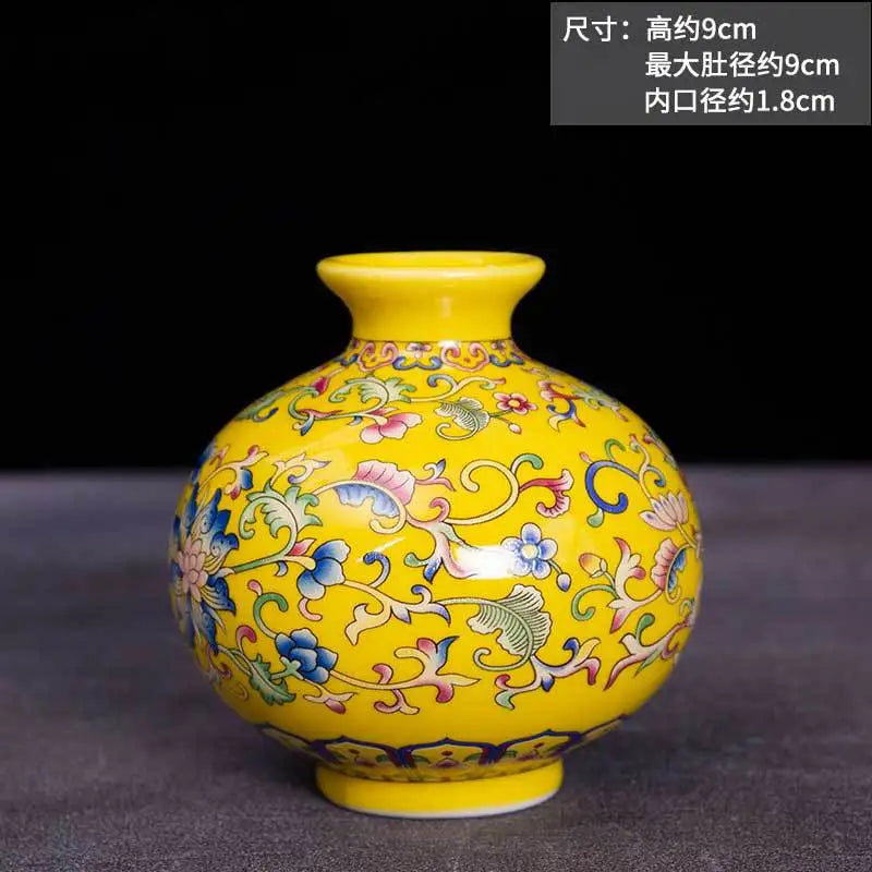 Vase en céramique coloré vintage – pot décoratif fleurs séchées