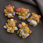 pendants ours mignons coeurs fleurs papillons couleurs vives decoration maison cartoonaopaque