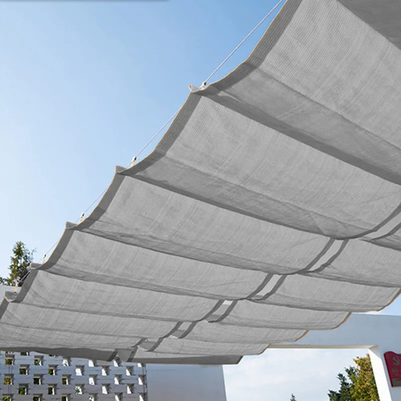 Détail de la maille HDPE de la voile d'ombrage