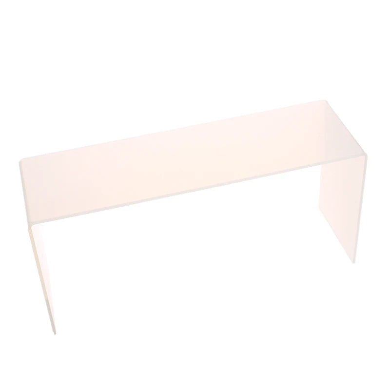 étagères transparentes modernes supports racks stockage protection film transparentes