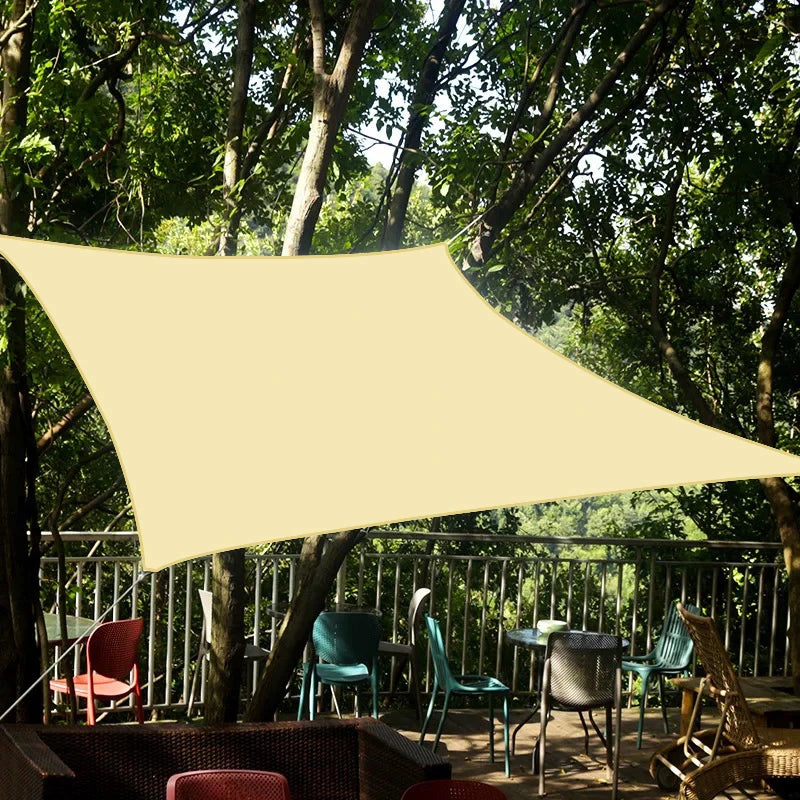 voile poly coton beige clair moderne résistance uv facile 300x400cm