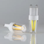 ampoule led filament blanc jaune transparente moderne g9 2w 3w 220v 5000h