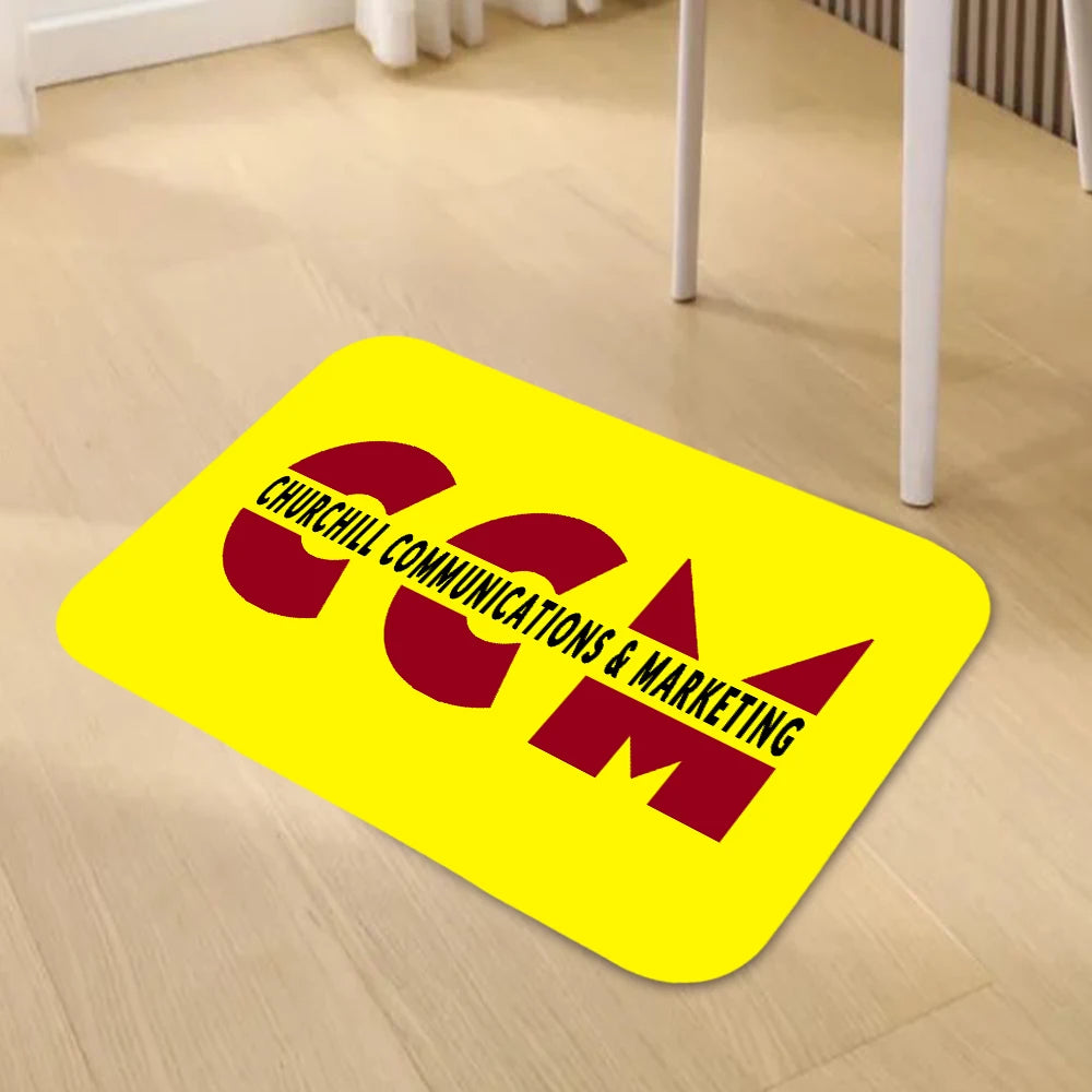 tapis moderne rayures horizontales rouge noir blanc anti dérapant maison salon entrée
