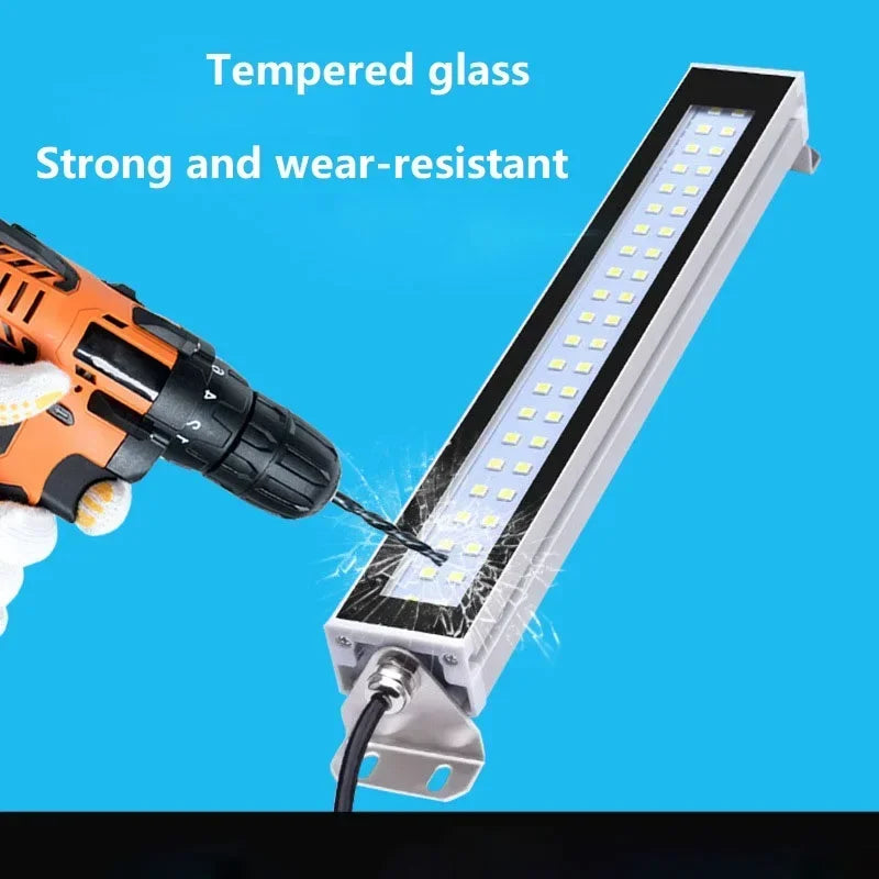 lampe led industrielle blanc certifiée ccc vde ul cnc étanche alu moderne 22cm 35cm