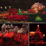 guirlande lumineuse multicolore 100 led 12m modernes ip67 étanchesextérieur noël
