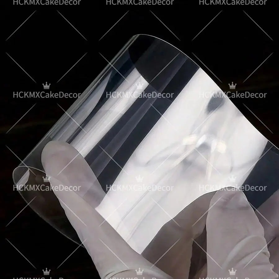 ruban adhésif transparent moderne décoration gâteau fête anniversaire 10m longueur