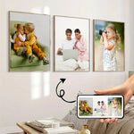 tableaux toile personnalisés moderne blanc photos clips piques famille animaux paysages couples mariage decoration