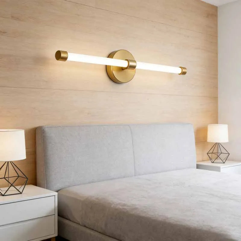 lampe murale moderne or blanc cuisine chambre coucher entrée salle manger
