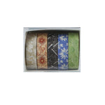 rubans adhésifs décoratifs vintage multicolores floral abstraits géométriques scrapbooking bricolage planificateur journal