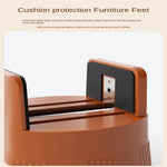 supports table modernes vis ajustables marron striés opaques 82mm 73mm 52mm