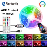 ruban led multicolore moderne 10m 20m 30m bluetooth télécommande application chambre