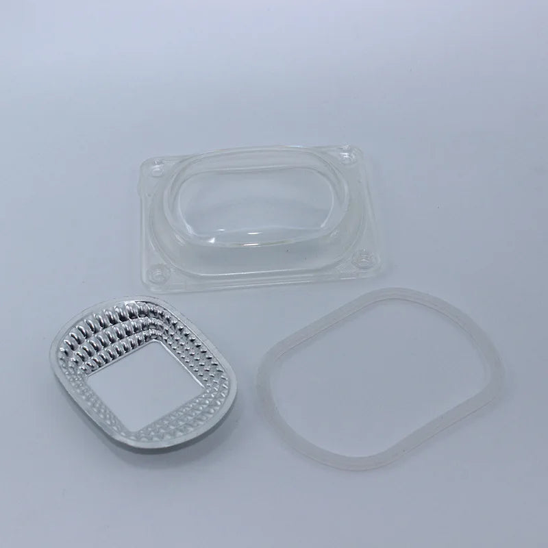 cache lentille transparent argenté moderne adhésif projecteur spot 20w 30w 50wextérieur led inondation ac110v