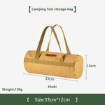 sac main khaki vert armée noir toile épaisse pratique robuste poignées amovibles campagne outils