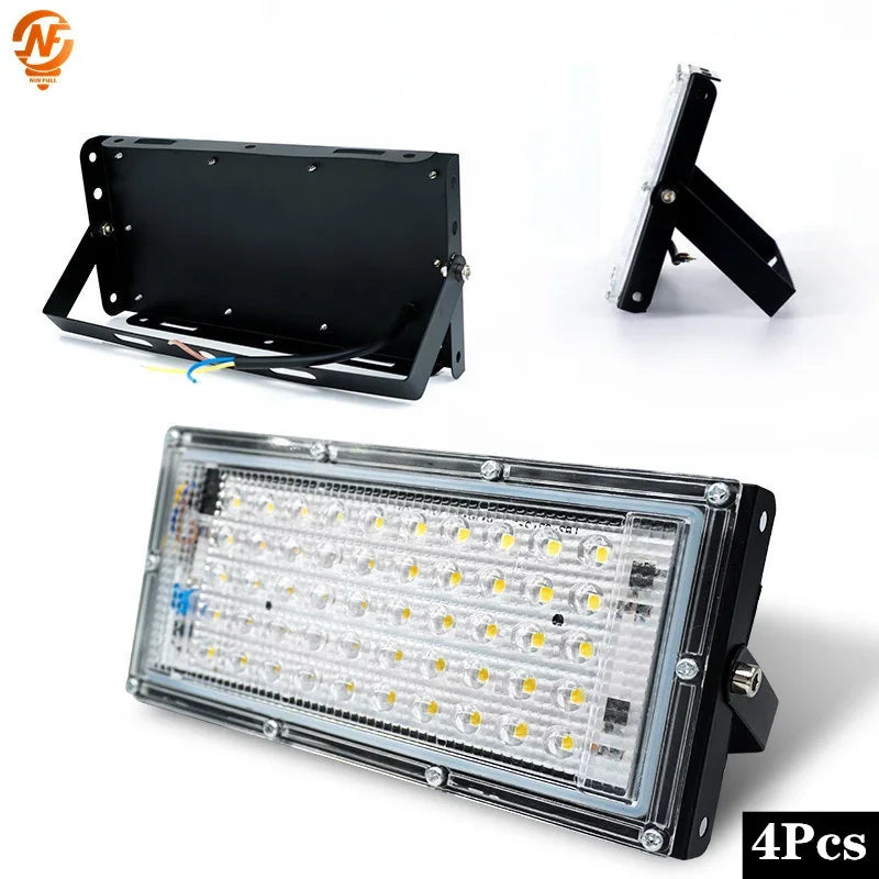 projecteurs led 100w 50w 220v noir modernes ip65 exterieur pieces