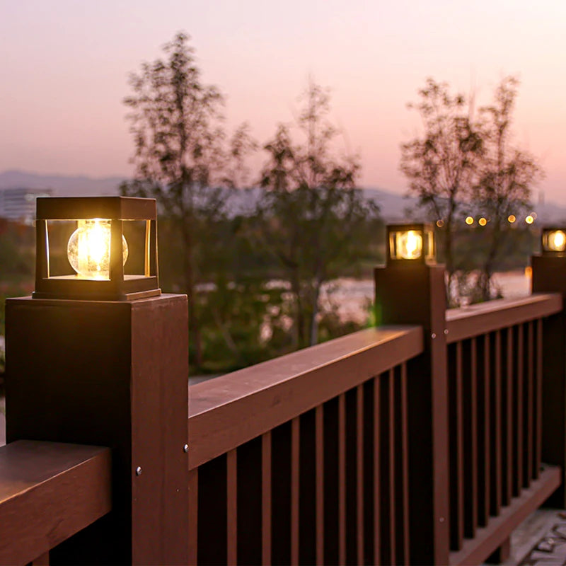 lampe solaire ip65 led étanche contemporaine noire base autoinstallableextérieur jardin
