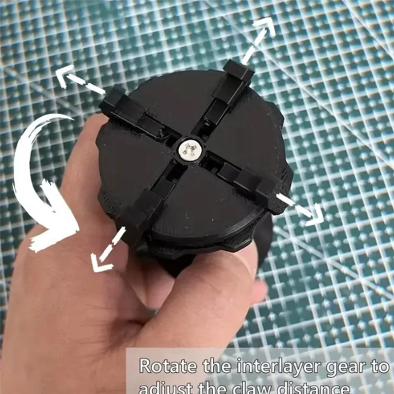 support téléphone portable noir fixateur rotule stabilisateur smartphone utilitaire impression 3d
