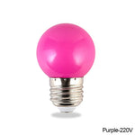 ampoule led rouge jaune blanche globe boule e27 vis bleue moderne chambre décoration noël