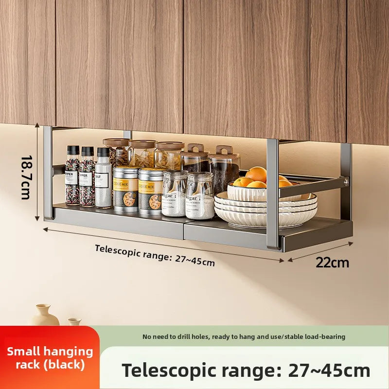 étagère cuisine moderne gris métallique lisse fixée 22cm large 18cm profond.stockage bouteilles bol papier