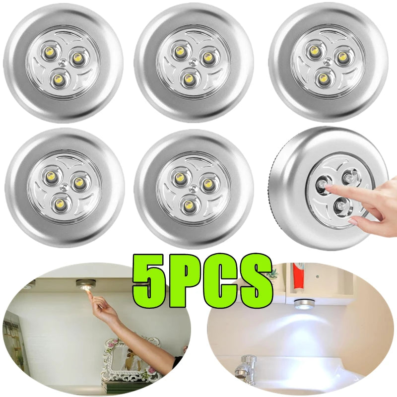 lampe led tactile argentée moderne sans fil rechargeable adhésive chambre veilleuse contrôle toucher minimaliste