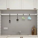 poteau télescopique blanc texture lisse rideau douche réglable 30 50 90cm moderne adhésif extensible