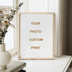cadre photo personnalisable noir blanc contemporain clips fixation 21x30cm 30x40cm 40x60cm
