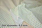tissu imprimé imperméable motif points blancs coton bricolage couture décoration intérieur multi couleur