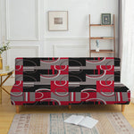 couverture canapé lit élastique géométrique noir gris moderne machine lavable 185 210cm
