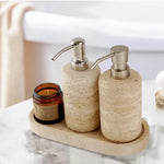 porte savon moderne porte brosse dents pierre naturelle ensemble salle bain porte gobelet minimaliste
