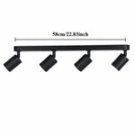Spot moderne noir fixé plaque bras ajustables LED GU10 90260V(toucher ON/OFF)