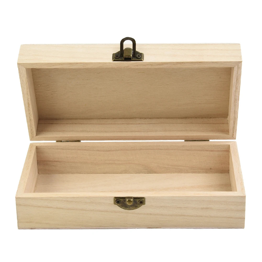 Boîte-cadeau en bois design rétro pour décoration intérieure