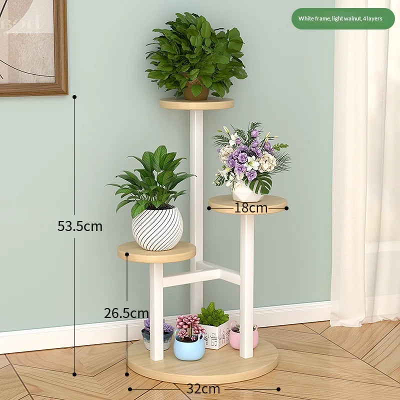 étagère plantes moderne multi niveaux noire blanche bois pots succulentesintérieurextérieur